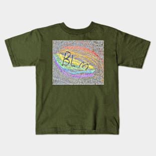 BLM Equality Chalking Street Art - Front Kids T-Shirt